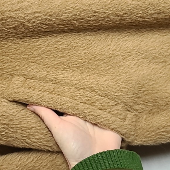 Irving Samuel Heavy Alpaca Wool Blend Winter Duster Long Belted Wrap Coat - Picture 6 of 13